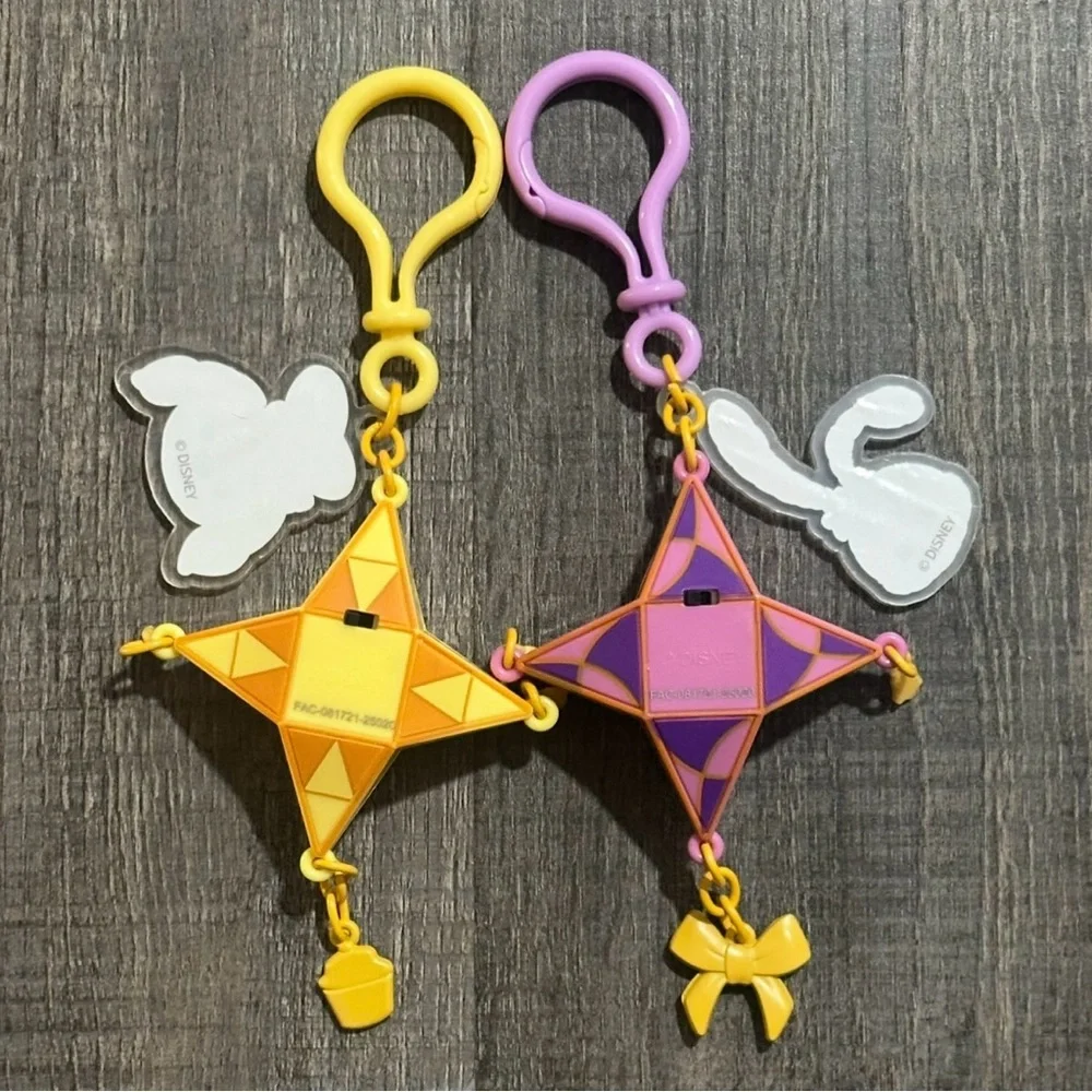 New Set of 2 Colorful Light Up Disney Shanghai Friends of Duffy Star-Shaped Toys